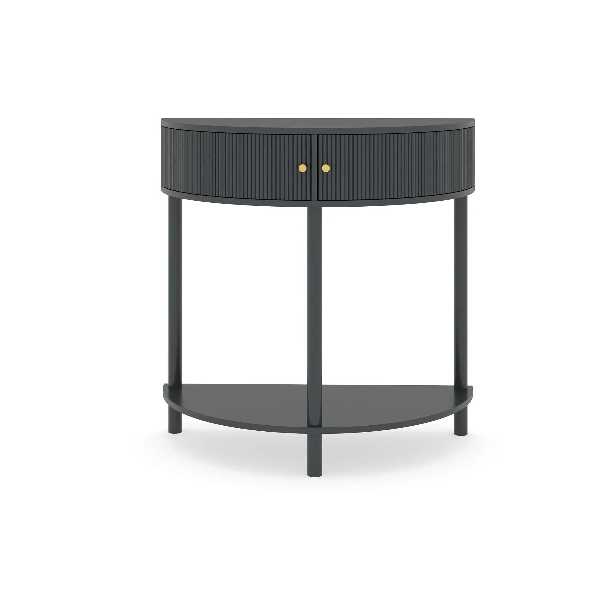 Demi Lune - Console Table With 2 Storage Drawers by Unique Piece Furniture