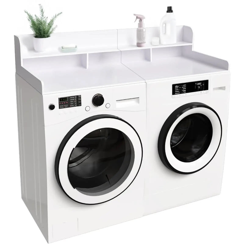 Washer Dryer Countertop with Non-Slip Pads - White by HouseOfZazla