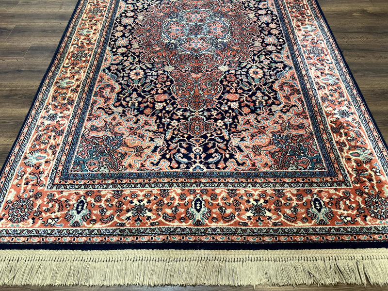 Karastan Rug 5.9 x 9, Kashan Medallion #741, Original Collection 700 Series, Discontinued, Wool Pile by Jewel Rugs