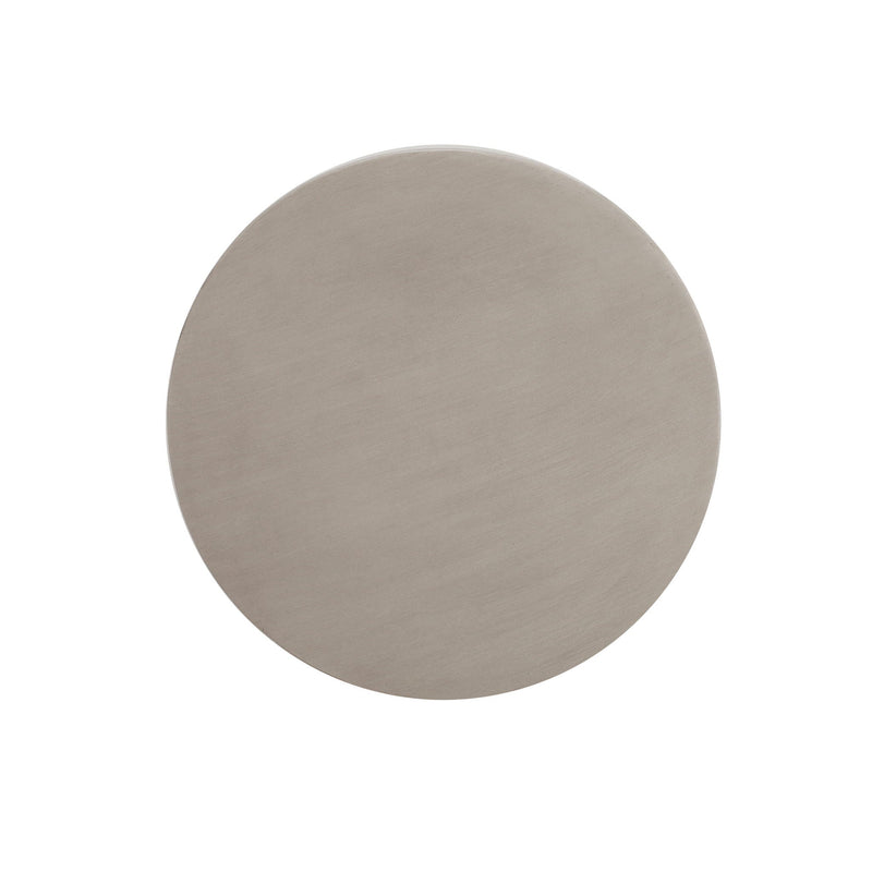 Outdoor Round With U Shape Side Table - Light Gray by HouseOfZazla