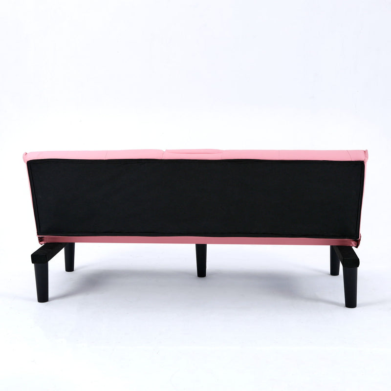 Sofa Bed With Foldable Design And Cup Holder by HouseOfZazla