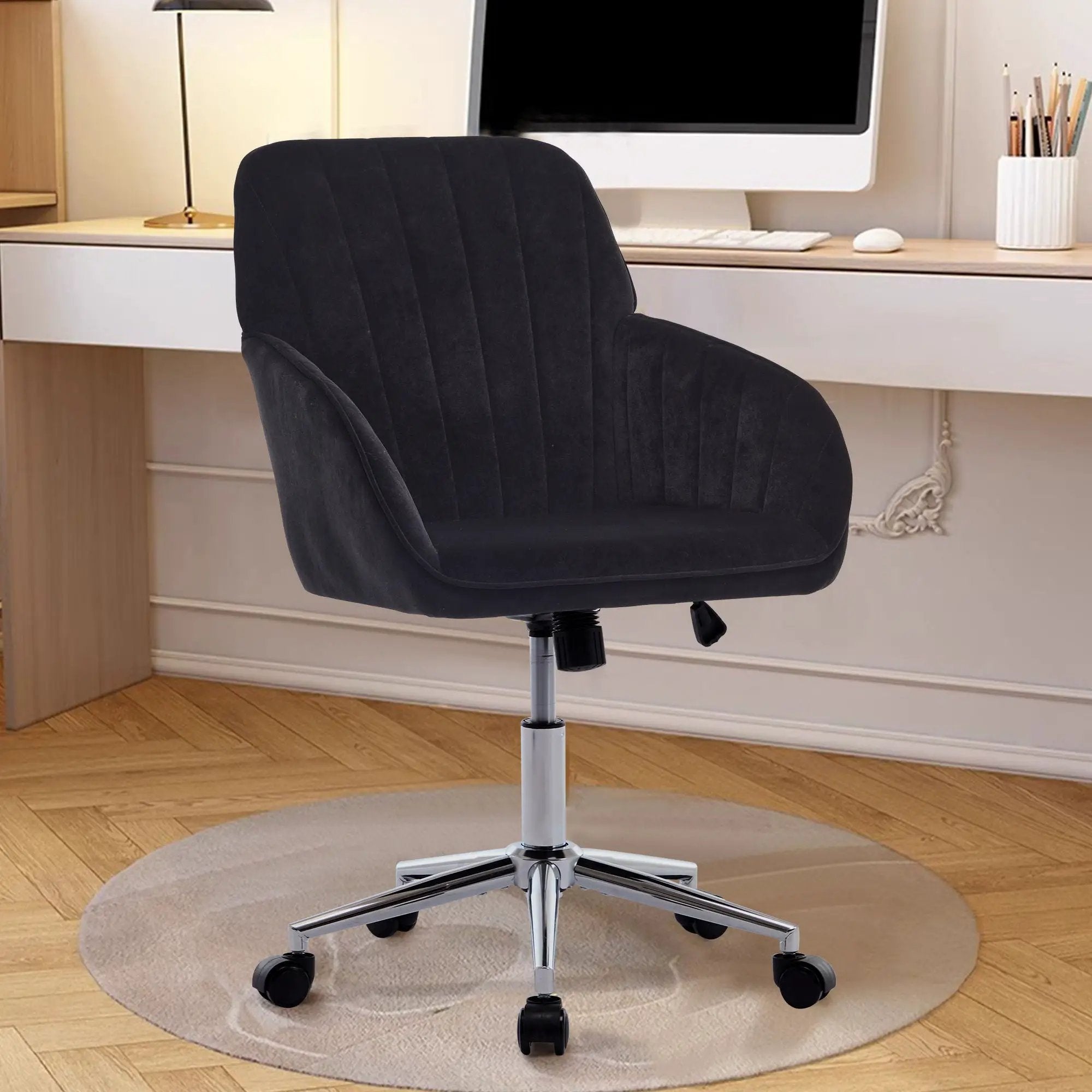 Adjustable Ergonomic Office Chair, Swivel Backrest Seat by Unique Piece Furniture