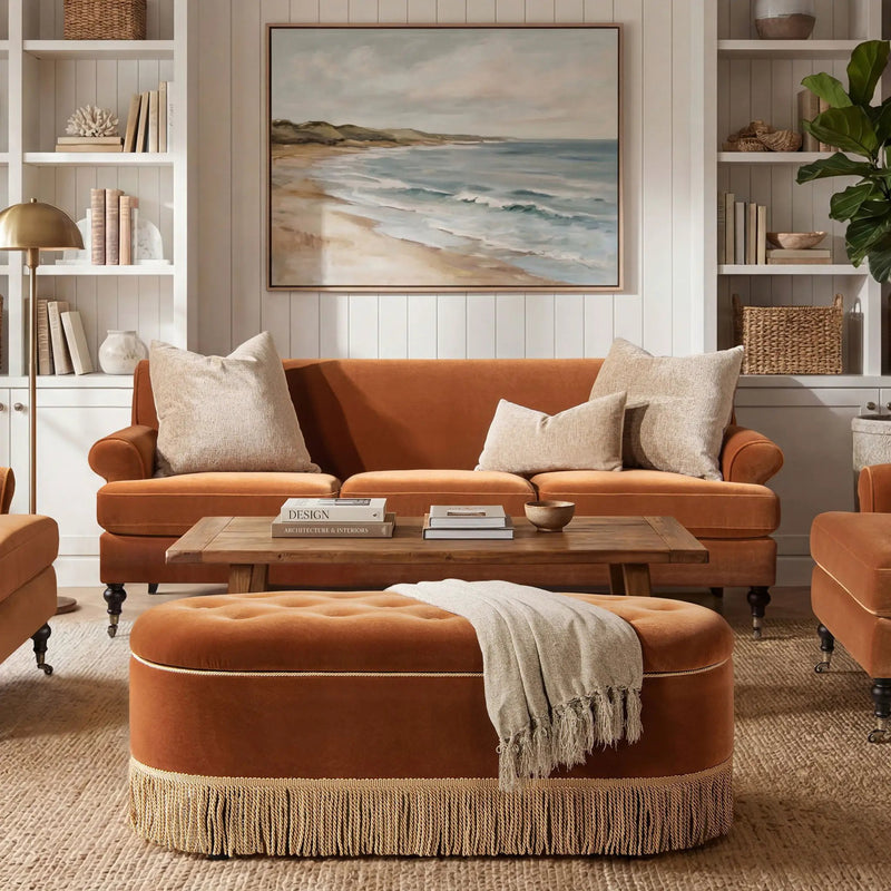 Alana Lawson - Modern Three Cushion Tightback Sofa by Unique Piece Furniture