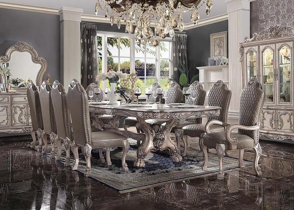 Dresden - Dining Table - Vintage Bone White by Unique Piece Furniture