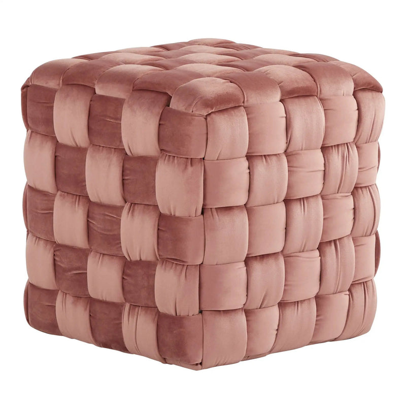 Square Braided Ottoman - by Unique Piece Furniture