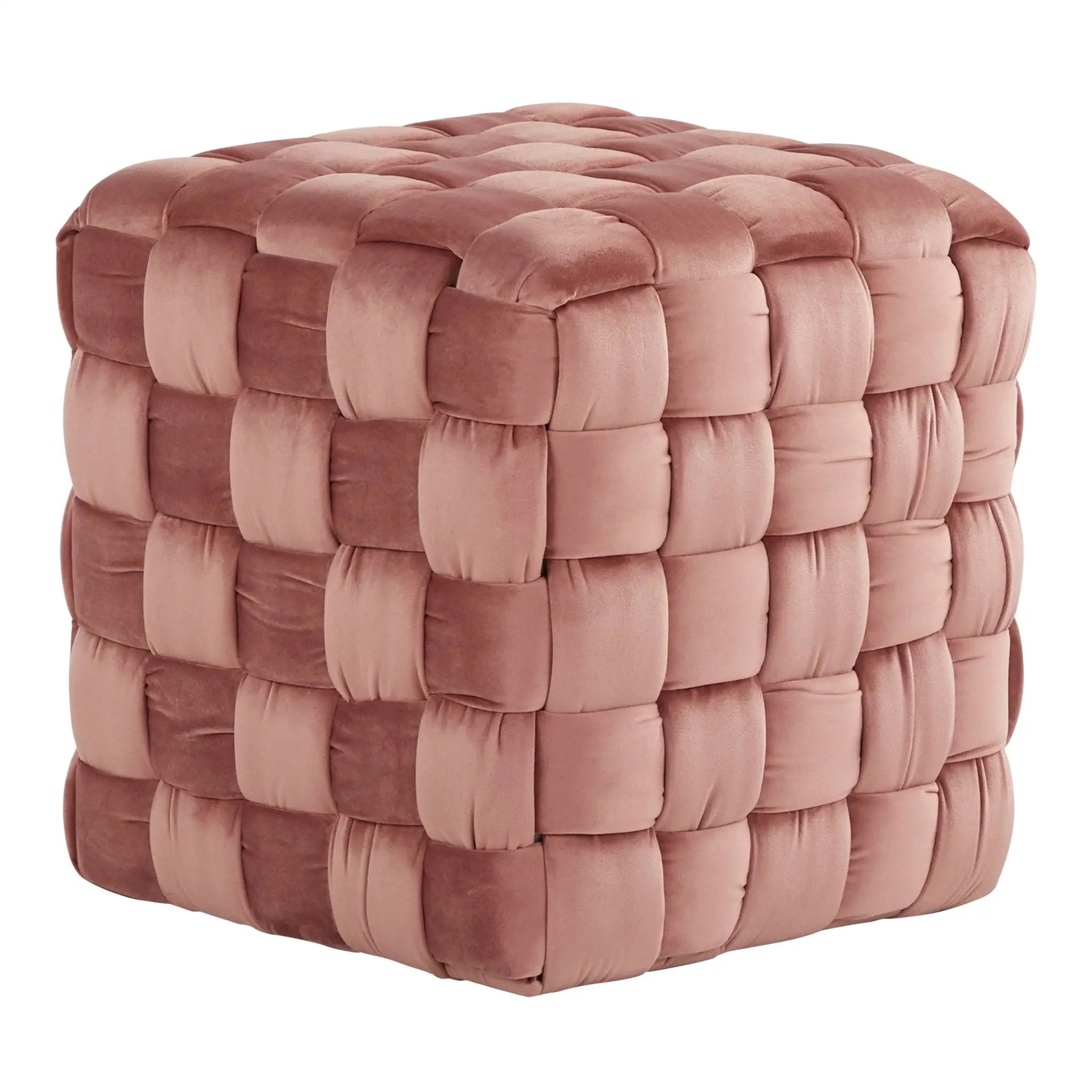 Square Braided Ottoman - by HouseOfZazla