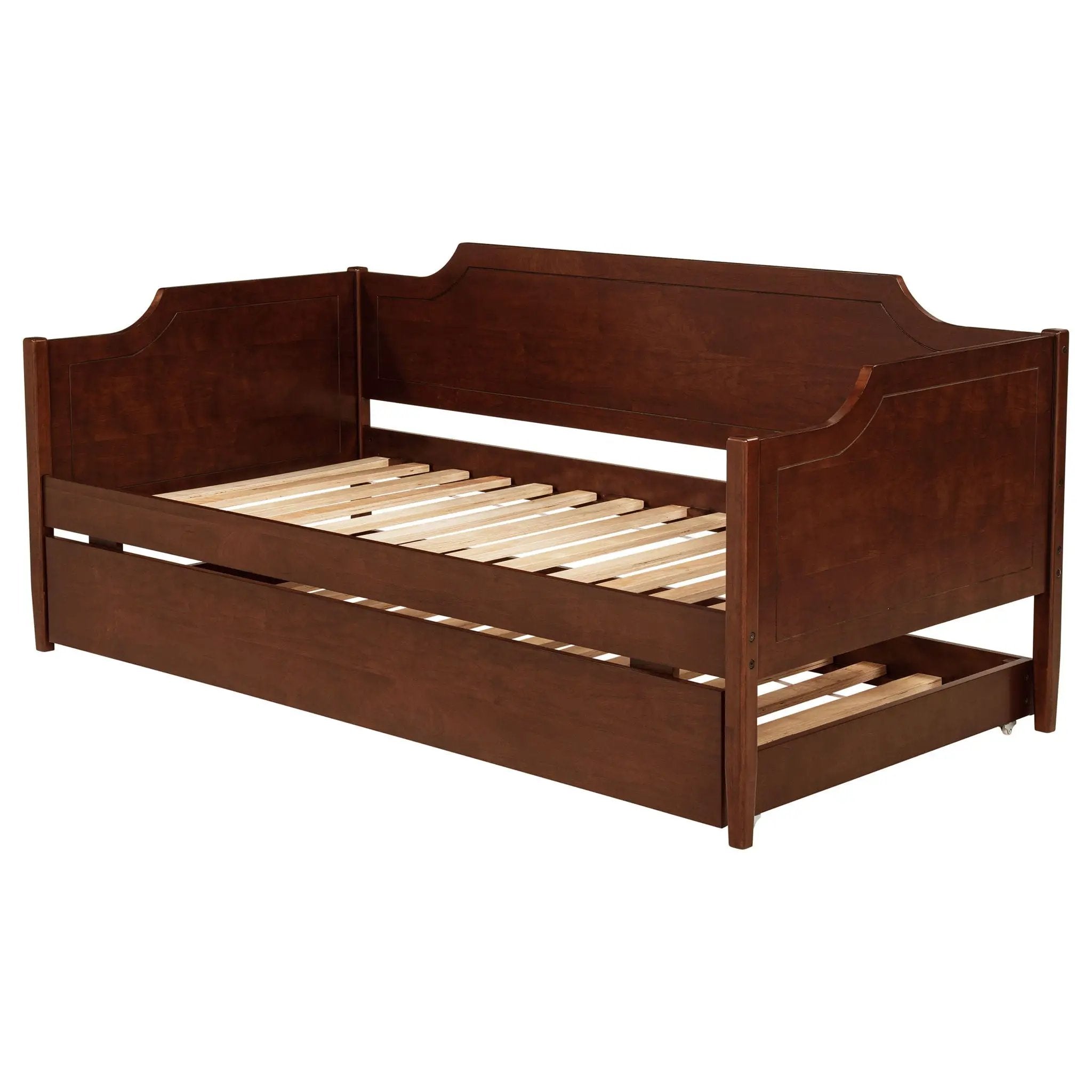 Redding Wood Twin Daybed With Trundle Cherry by Unique Piece Furniture