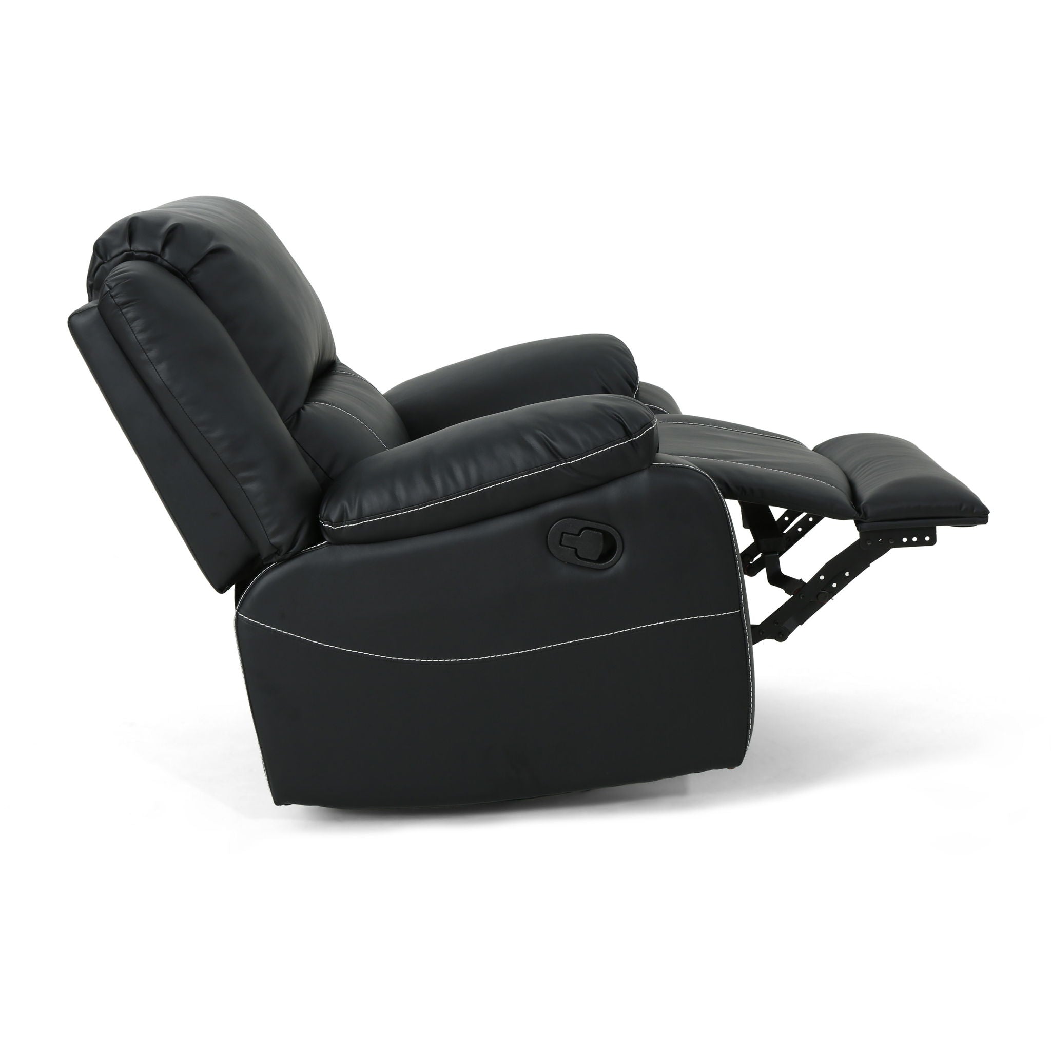 Stylish Wide Manual Swivel Standard Recliner by HouseOfZazla