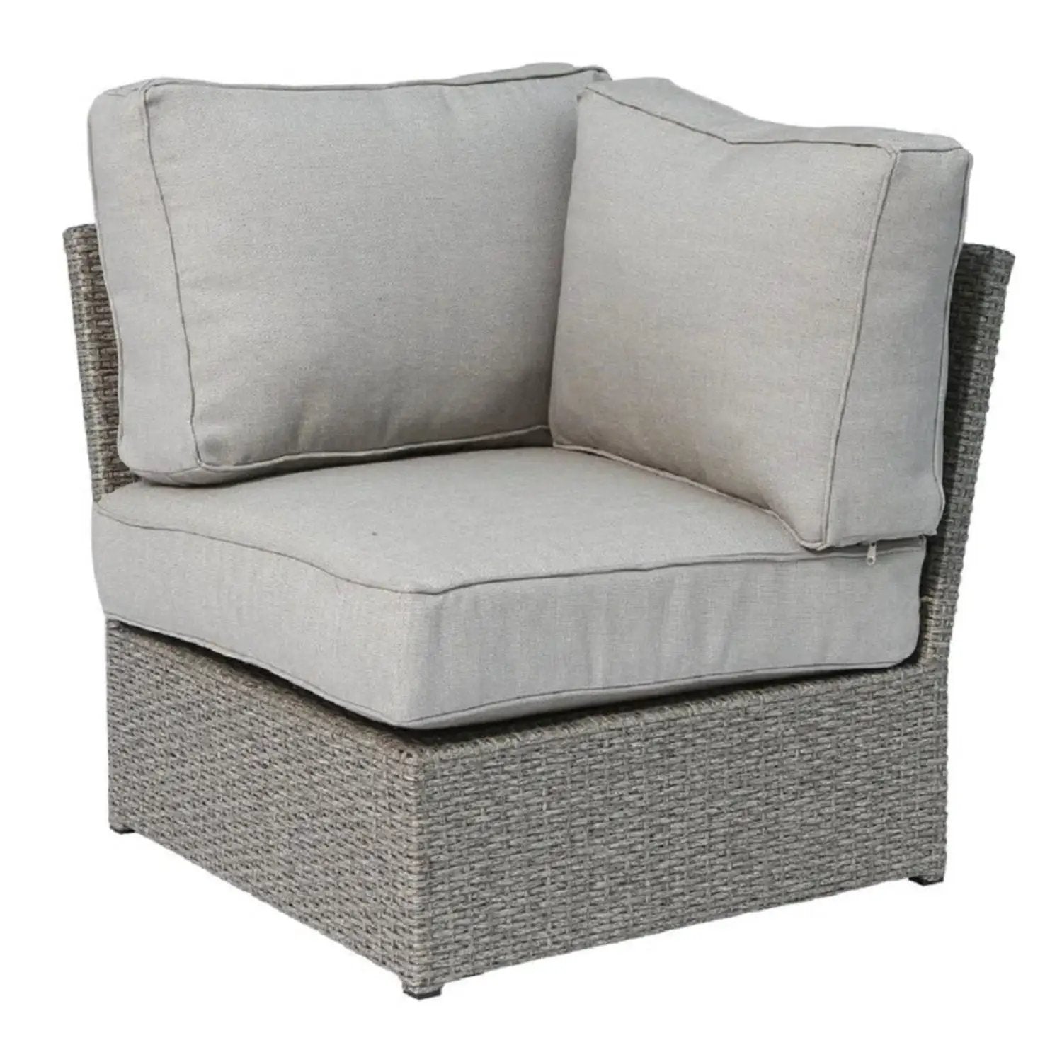 Comfortable Modern Patio Rattan Sectional Set With Cushions by Unique Piece Furniture