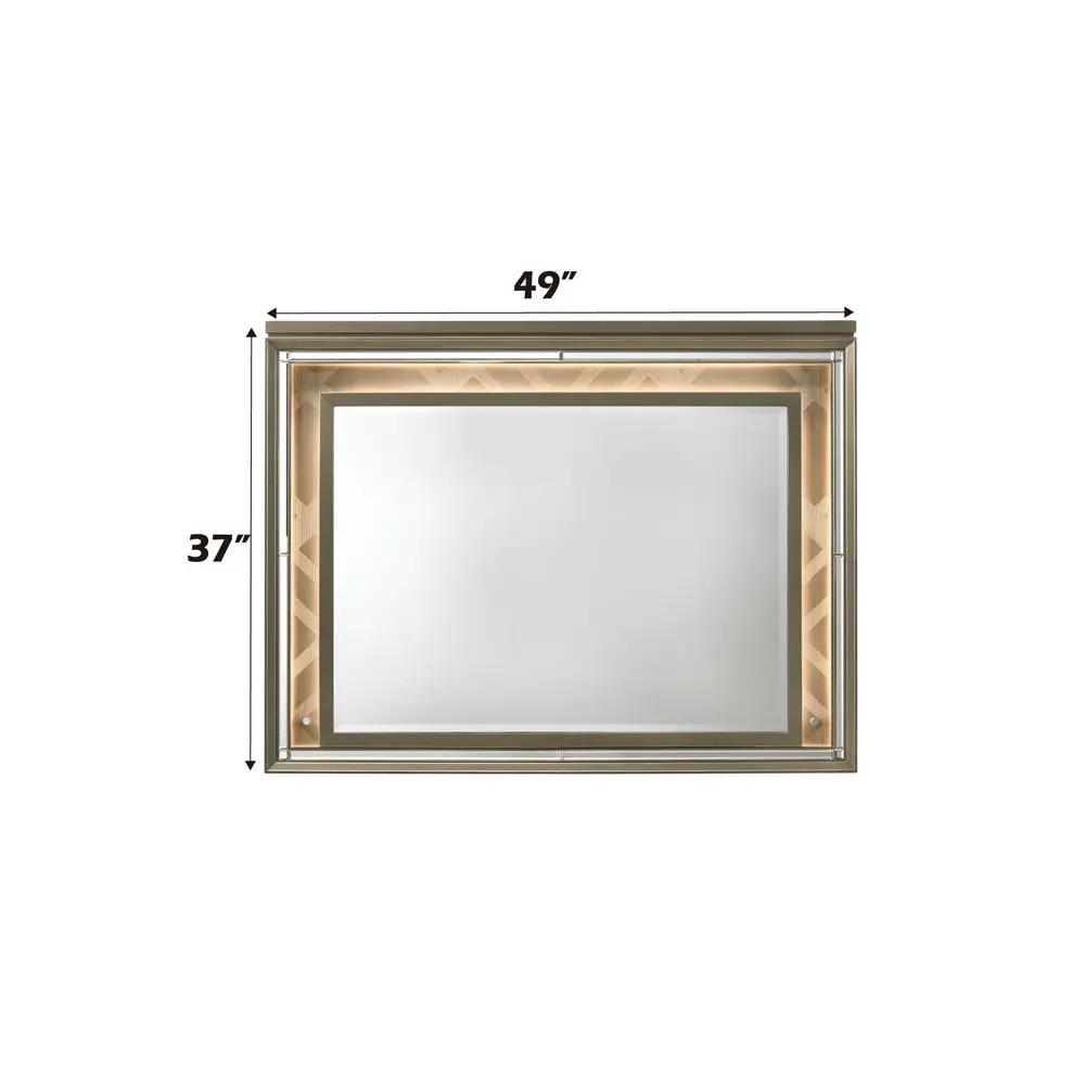 Skylar - Mirror With Led by Unique Piece Furniture