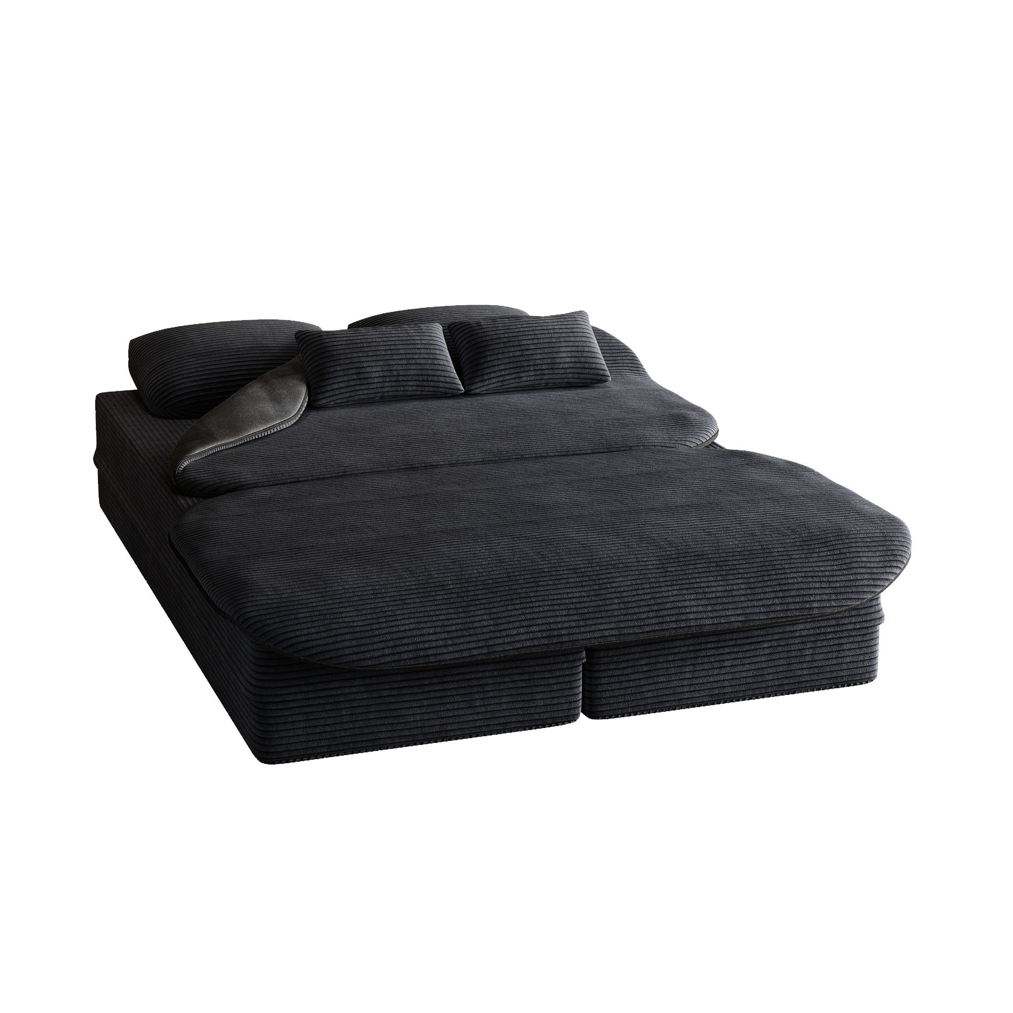 2 In 1 Foldable Sofa Bed With Multi Functional Blanket by HouseOfZazla