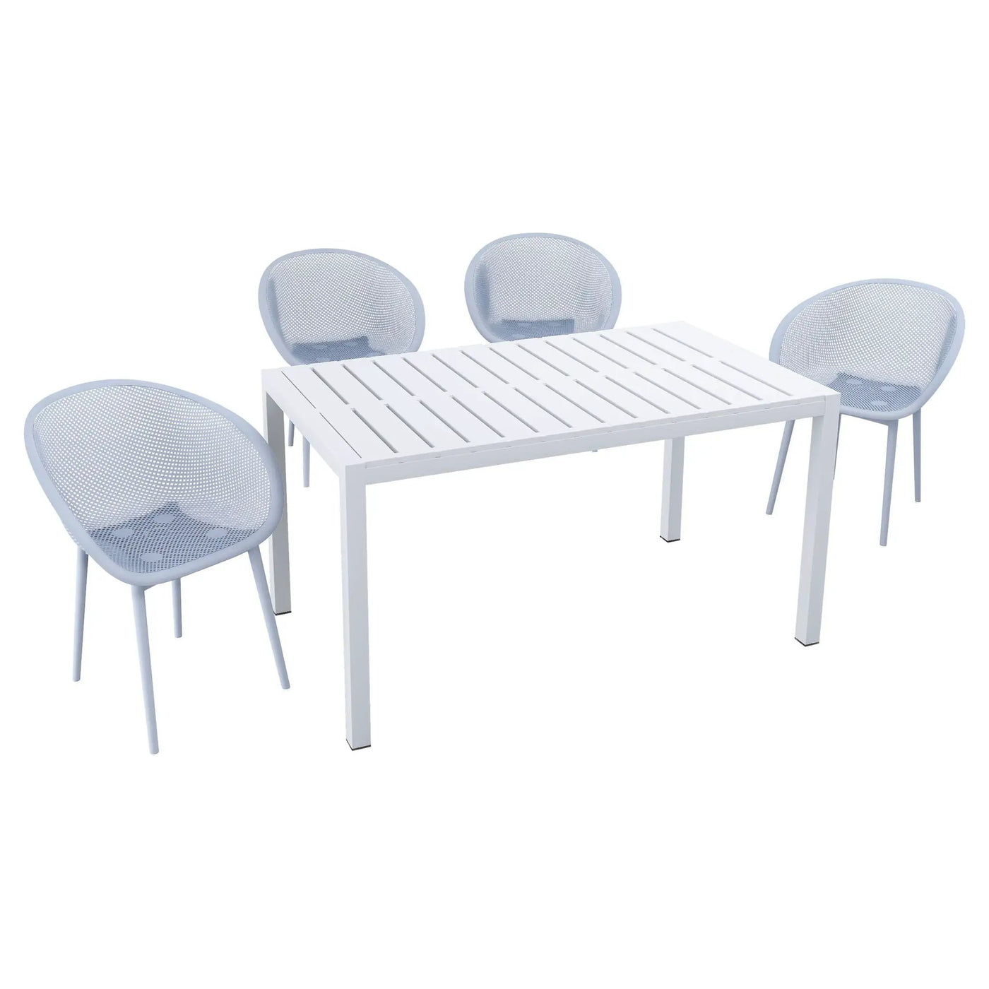 4 Pack Lounge Chair Set With Long Table by HouseOfZazla