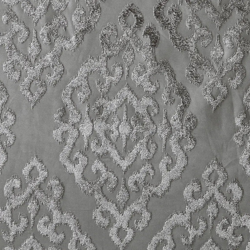 Knitted Jacquard Damask Total Blackout Grommet Curtain Panel by HouseOfZazla