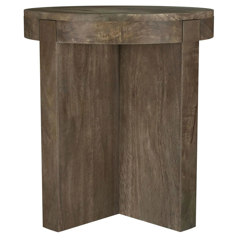 Kinkaid 2-piece Solid Wood Coffee and End Table Set Brown by Unique Piece Furniture