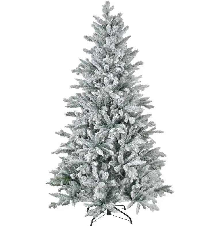 Snowy Artificial Christmas Tree with Easy Assembly by HouseOfZazla