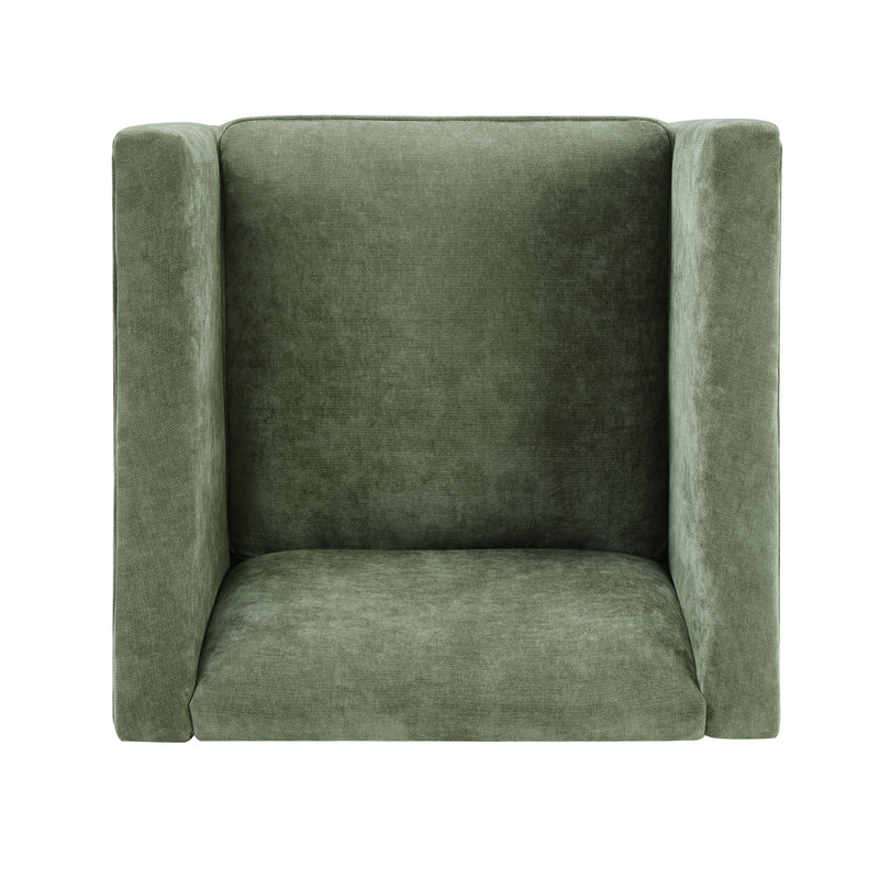 Barrel Accent Chair With Enclosed Arms by HouseOfZazla