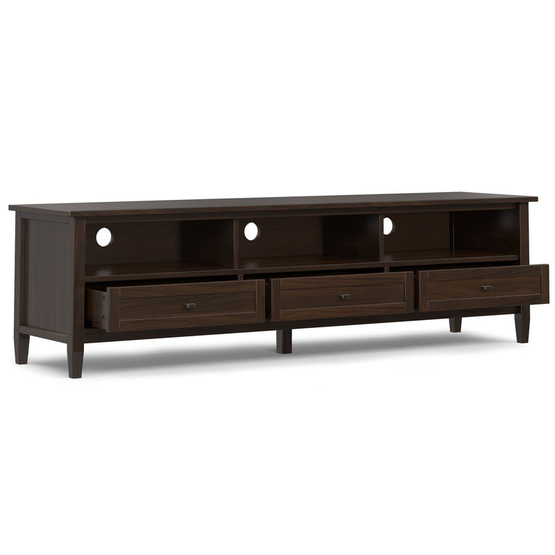 Warm Shaker - Handcrafted Low TV Media Stand by HouseOfZazla