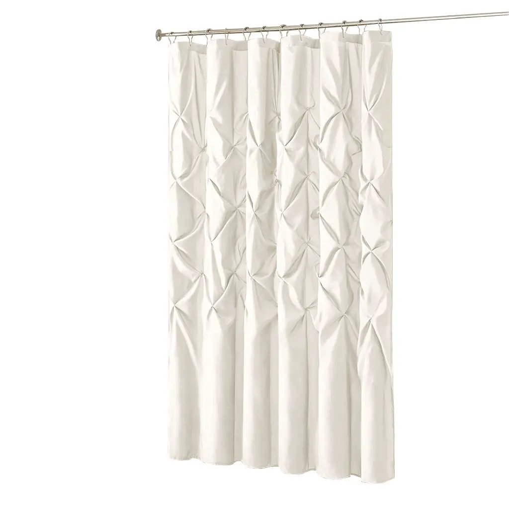 Tufted Semi-Sheer Shower Curtain by HouseOfZazla