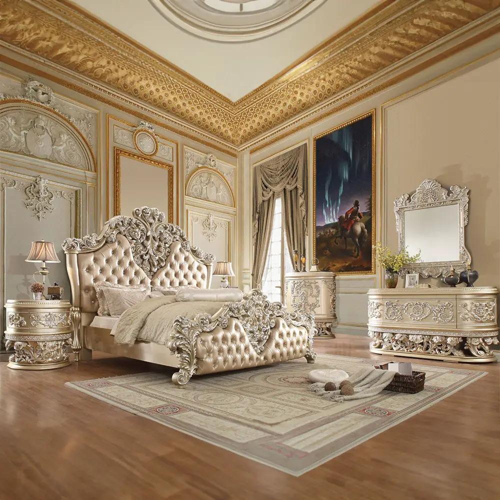 Vatican - Nightstand - Champagne Silver by Unique Piece Furniture