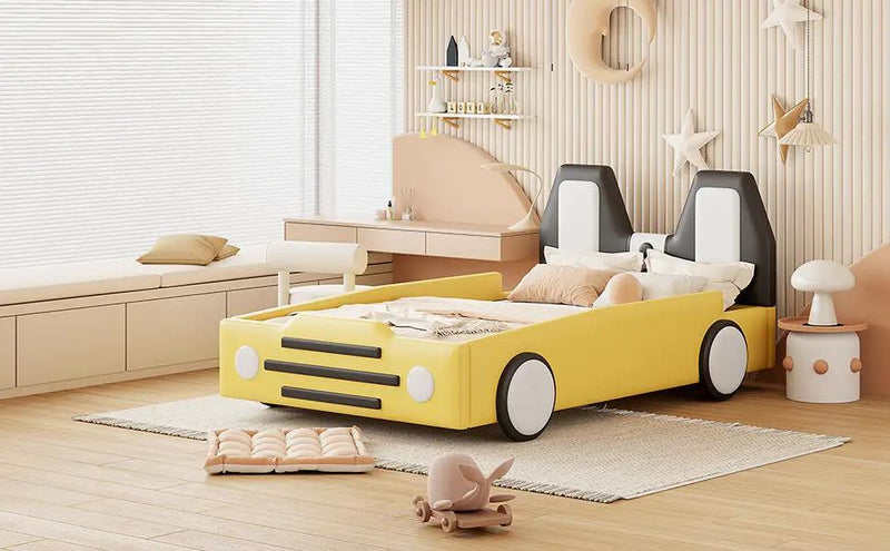 High Quality Race Car Shaped Platform Bed & Wheels by HouseOfZazla