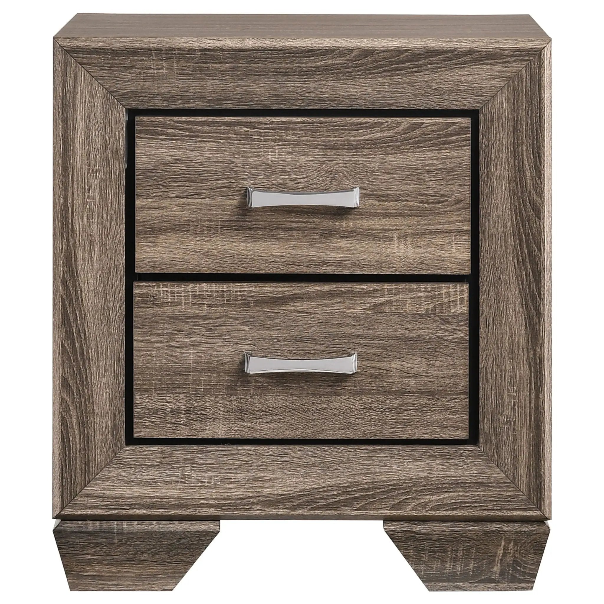 Kauffman 5-piece California King Bedroom Set Washed Taupe by Unique Piece Furniture