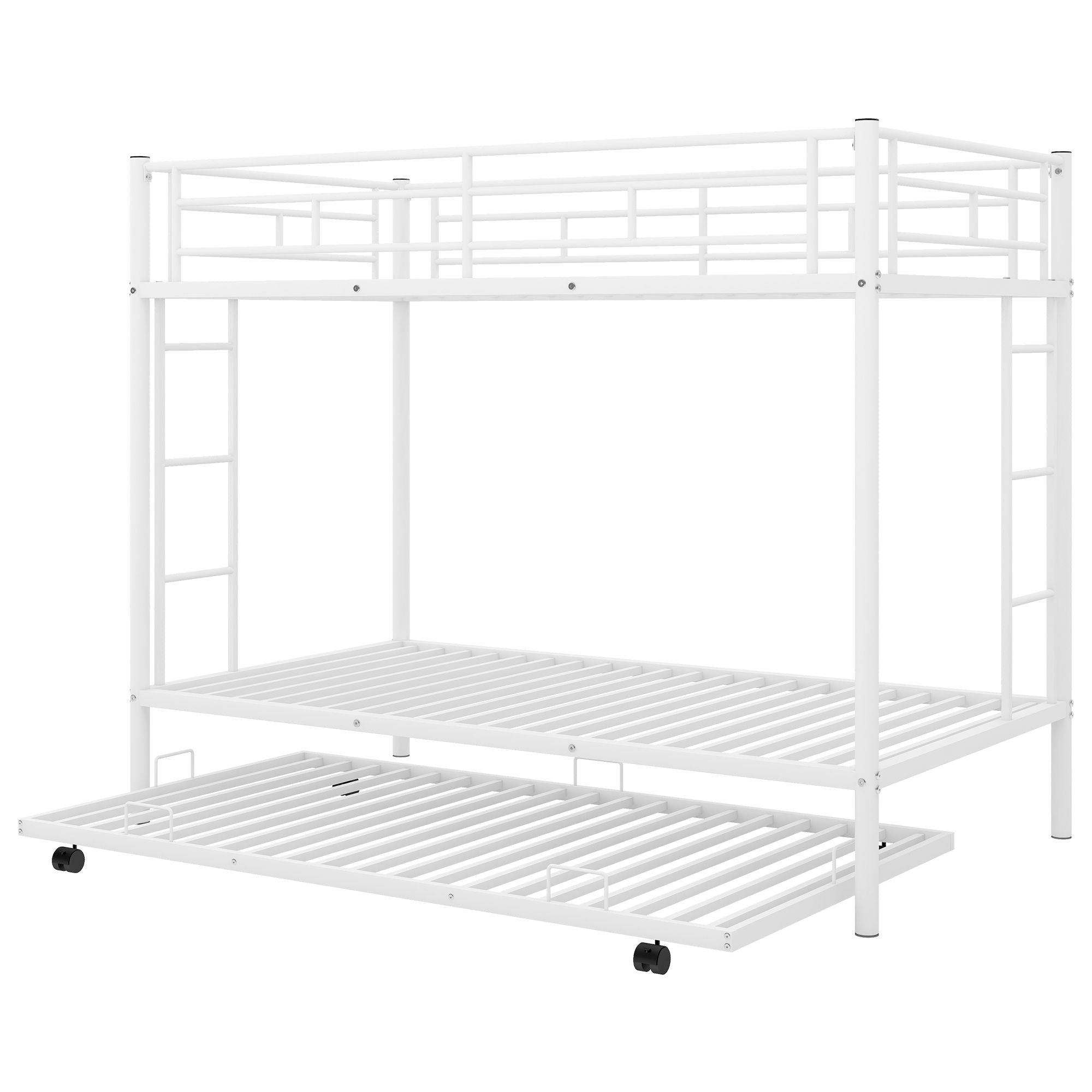 Twin Over Twin Bunk Bed With Trundle by Unique Piece Furniture