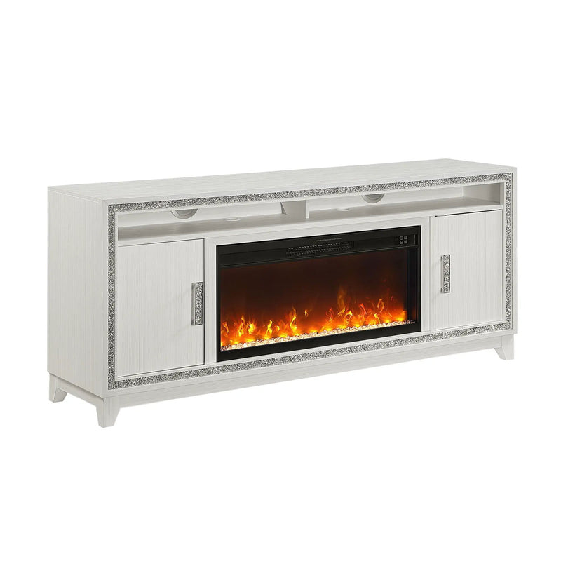 Almera - Fireplace With Adjustable Temperature And LED Options by Unique Piece Furniture