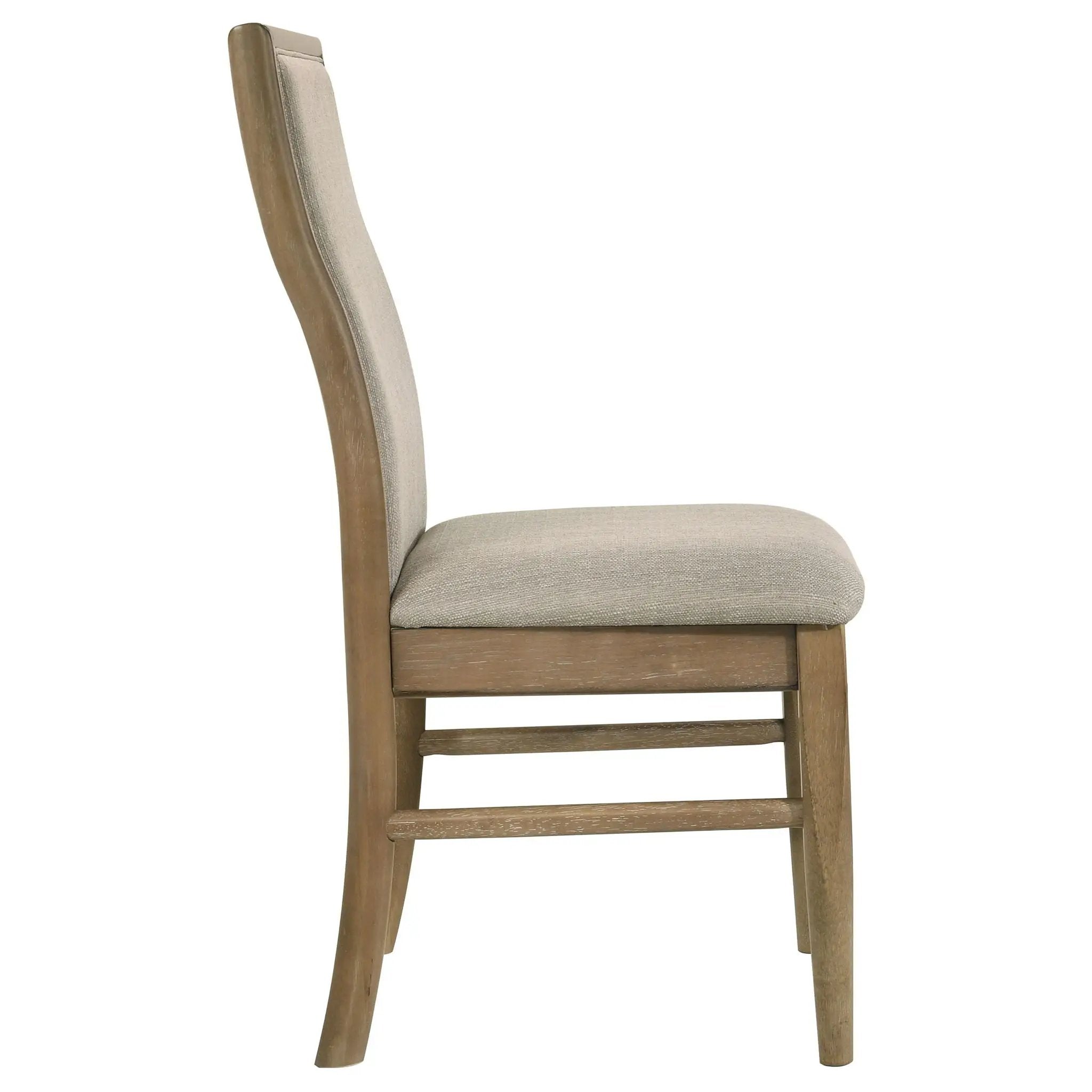 Dreydon - Upholstered Dining Side Chair (Set of 2) - Light Brown by HouseOfZazla