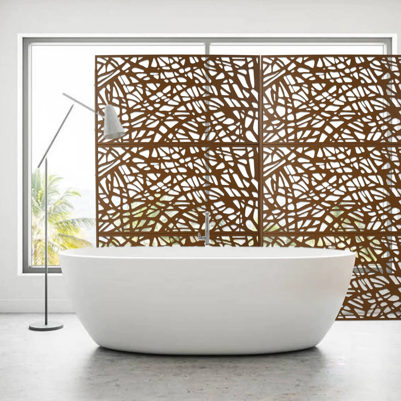 Outdoor & Indoor Freestanding Decorative Privacy Screen by HouseOfZazla