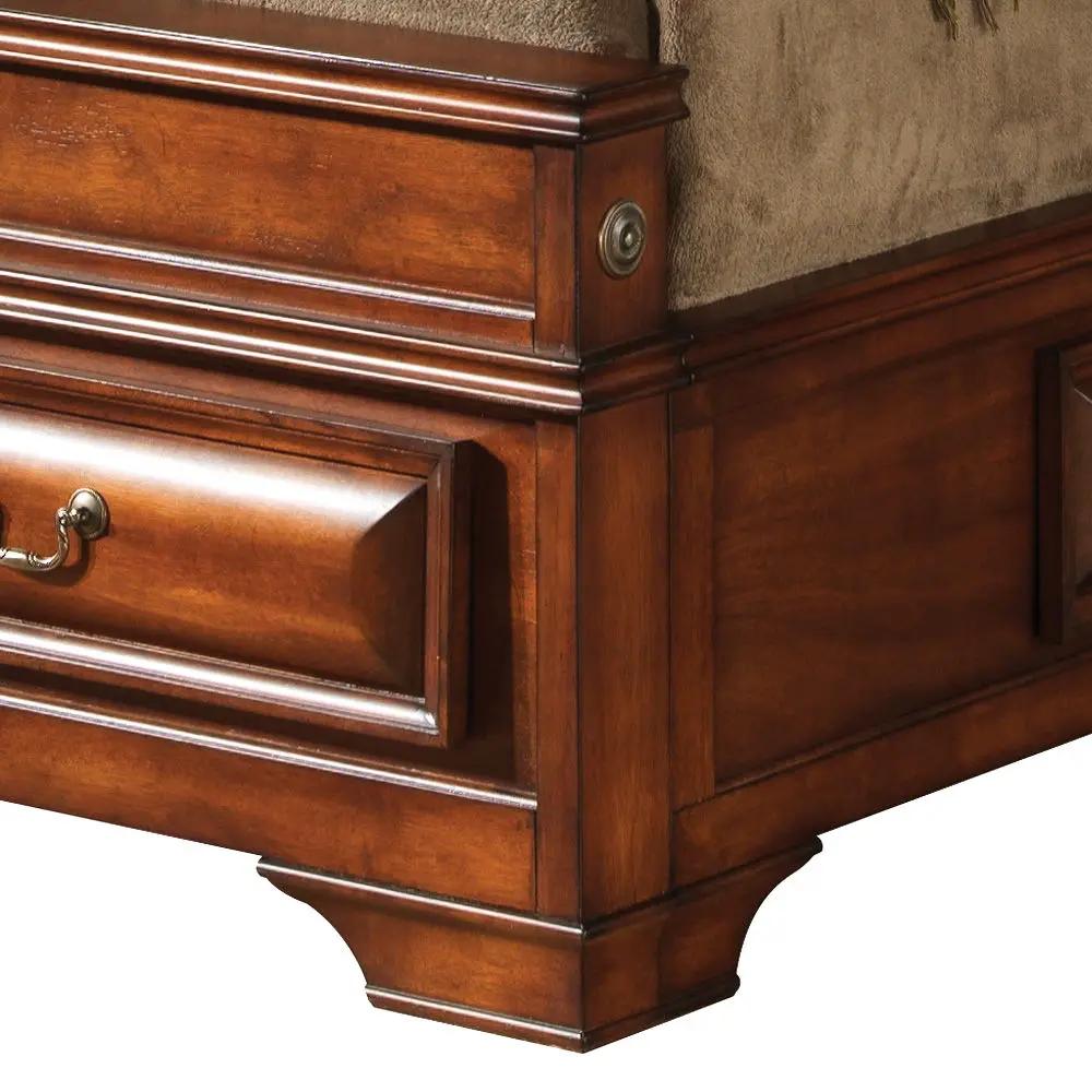 Dovetailed Drawers Storage Bed by Unique Piece Furniture