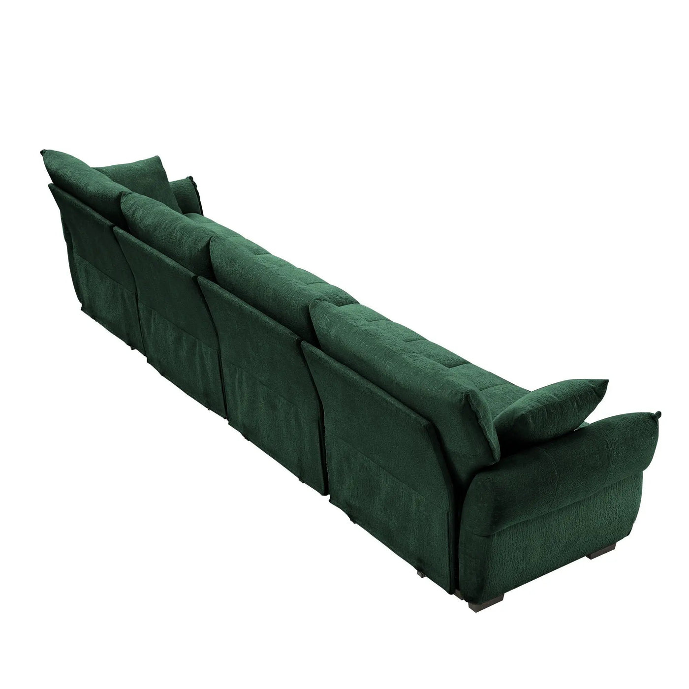 Modern Sofa & Pillows, Textured Cover, High Rebound Cushions by Unique Piece Furniture
