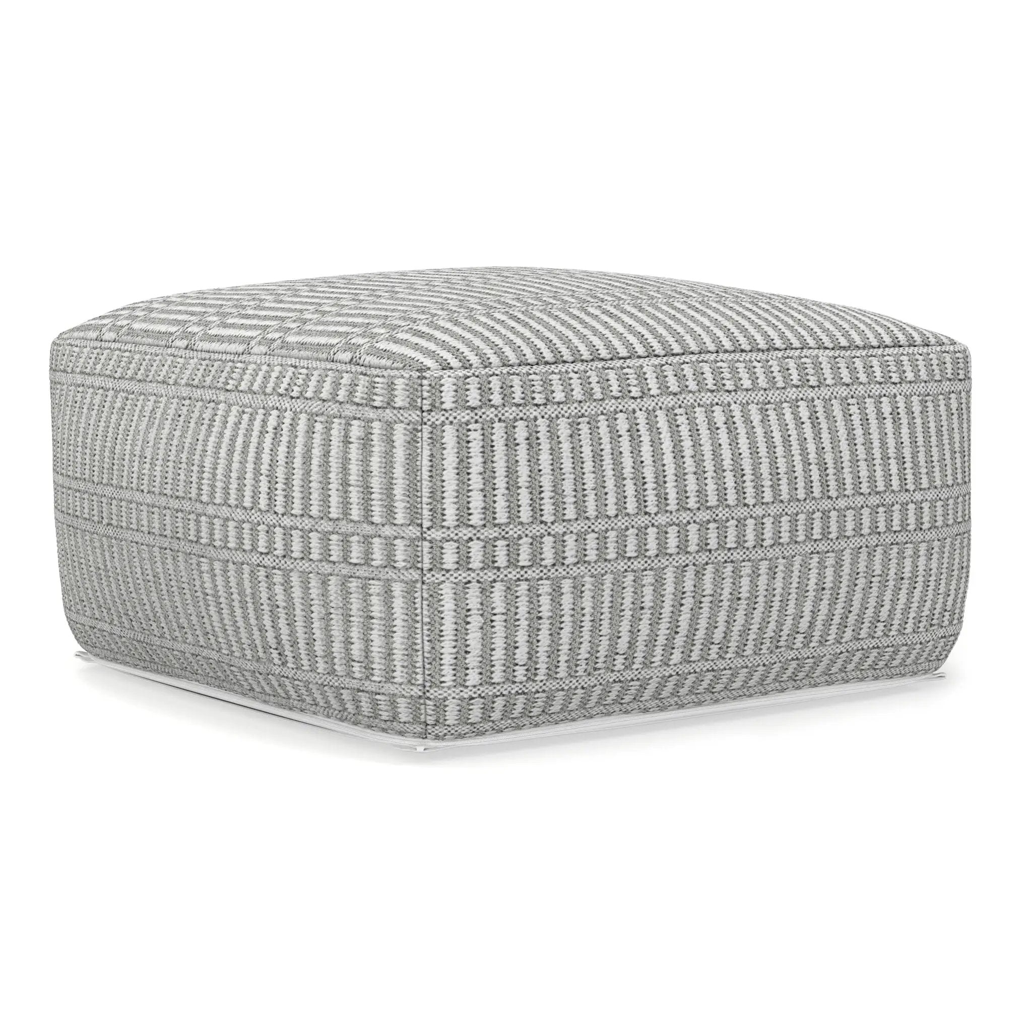 Safford - Square Outdoor / Indoor Pouf by HouseOfZazla