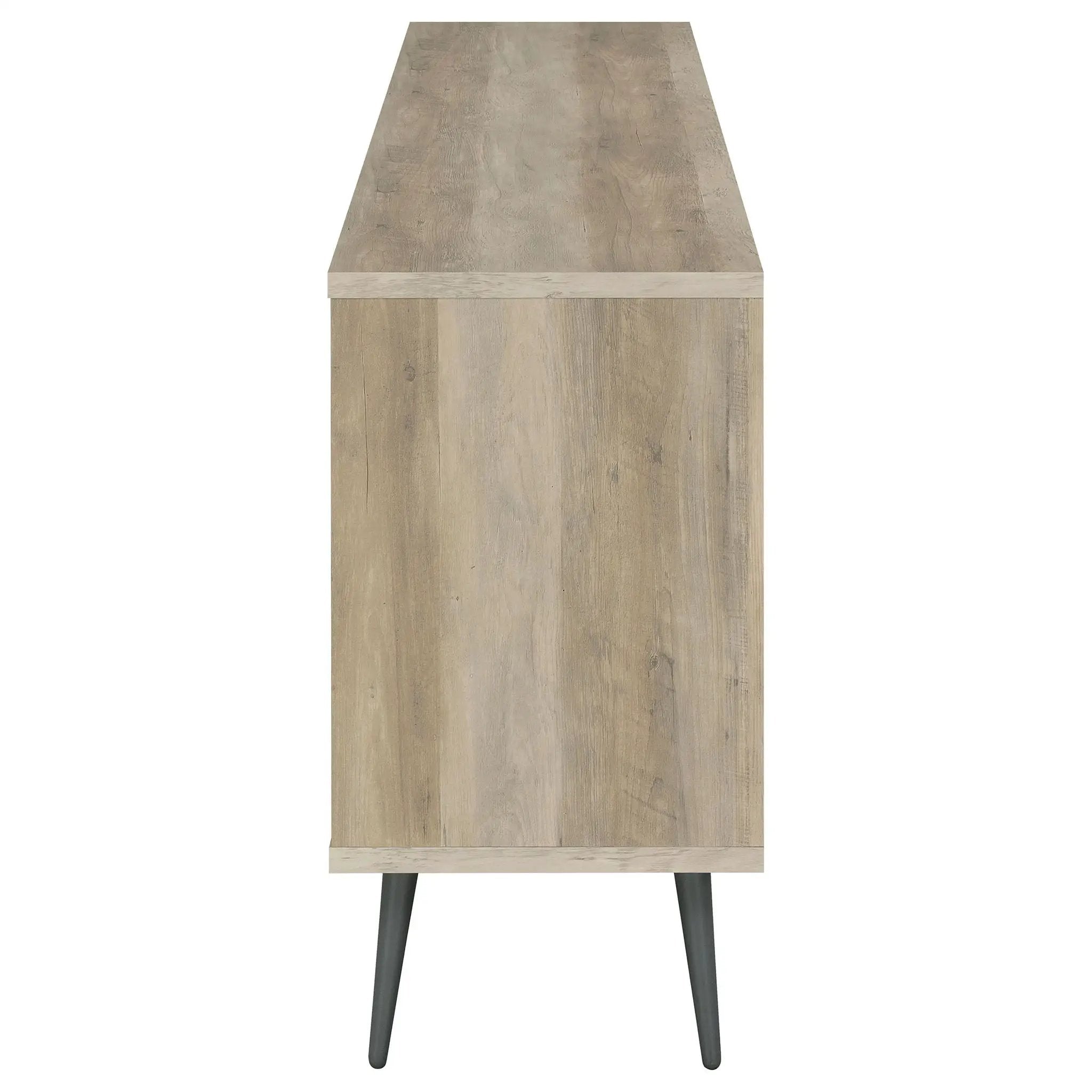 Maeve 2-door Engineered Wood Cabinet Antique Pine and Grey by Unique Piece Furniture