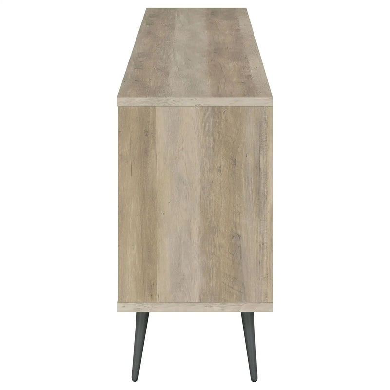 Maeve 2-door Engineered Wood Cabinet Antique Pine and Grey by Unique Piece Furniture