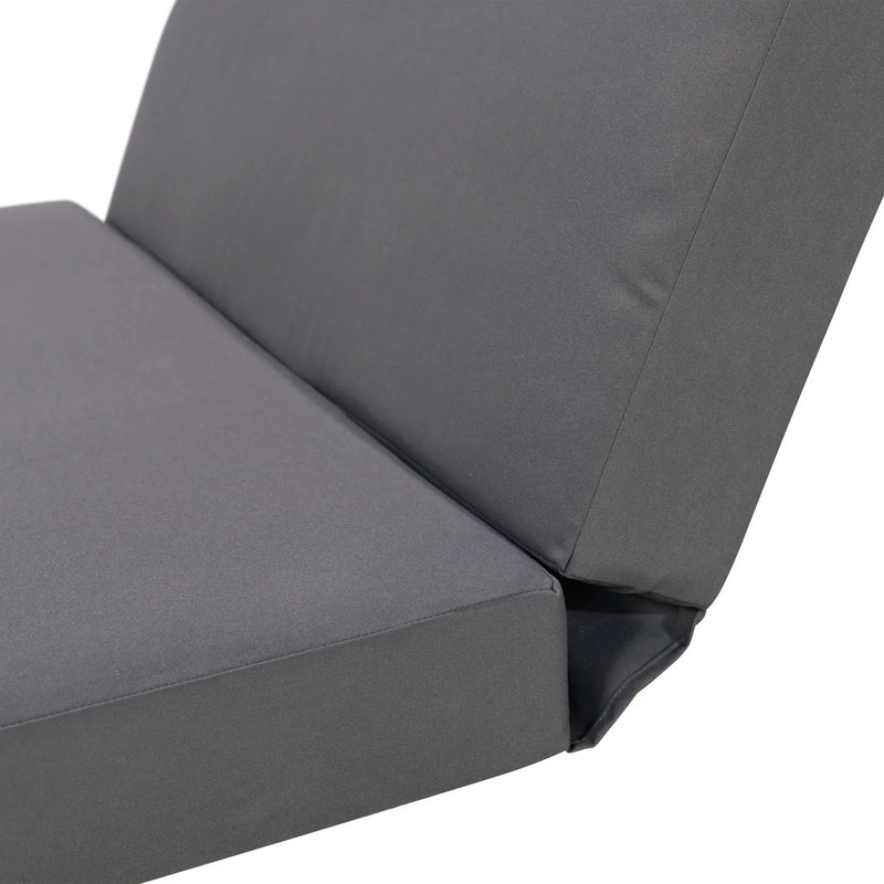 Gray Broadway Ian Chaise Lounge Cushion (Triple Folds) by HouseOfZazla