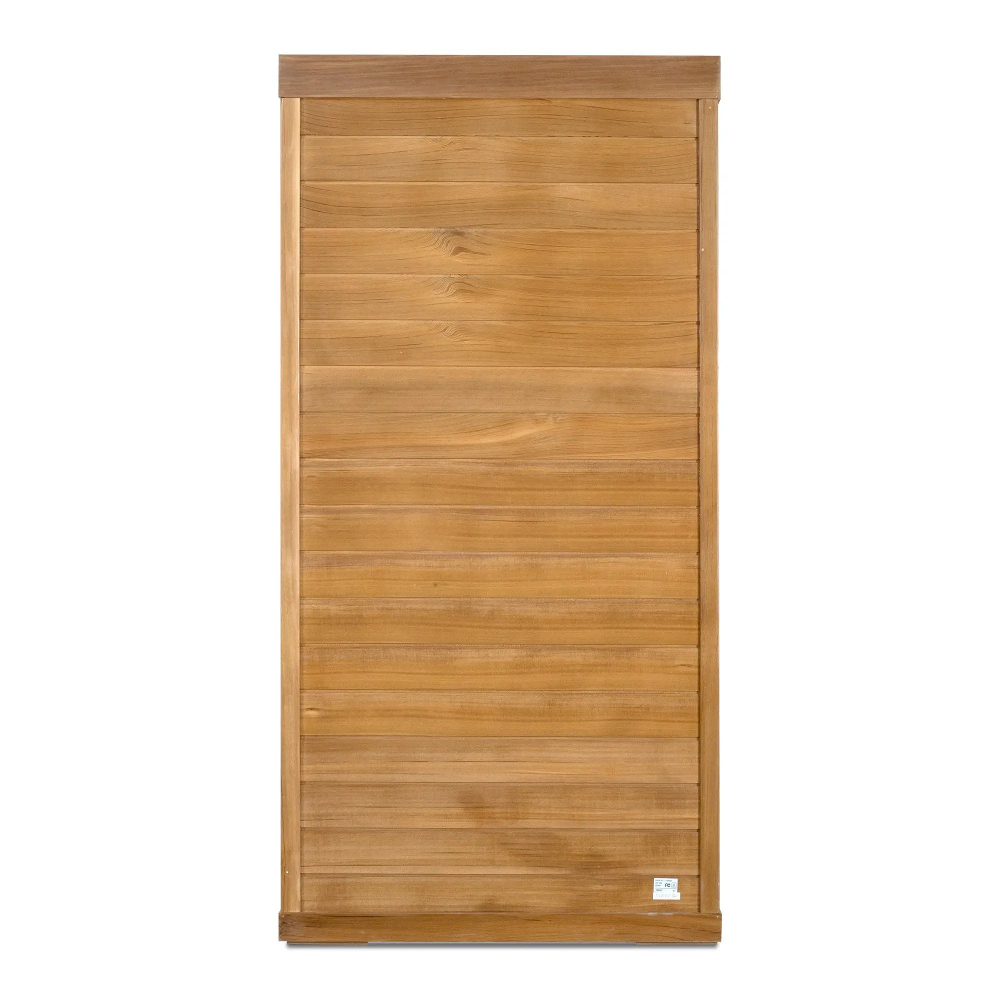 One person Far infrared red cedar standard indoor sauna room (Front & Rear & Left & Right) by HouseOfZazla
