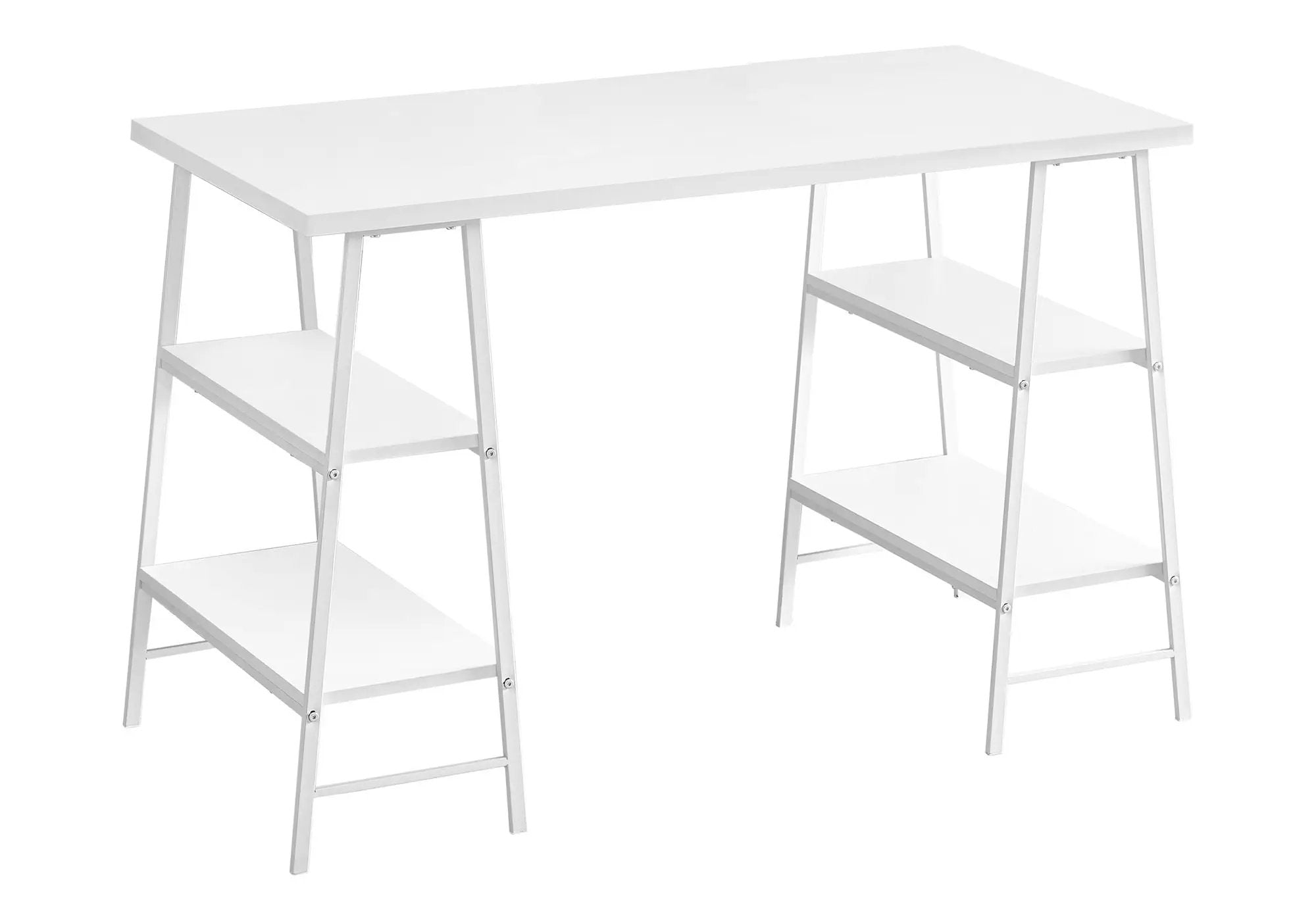 Computer Desk For Home Office, Laptop, Storage Shelves, Contemporary & Modern by Unique Piece Furniture