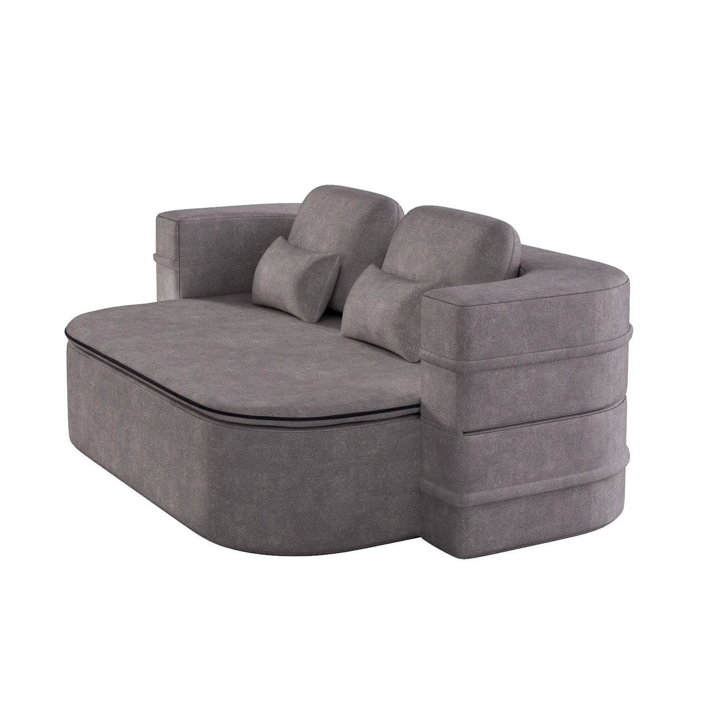 2 In 1 Foldable Sofa Bed With Multi Functional Blanket, Floor Lounge Sofa by HouseOfZazla