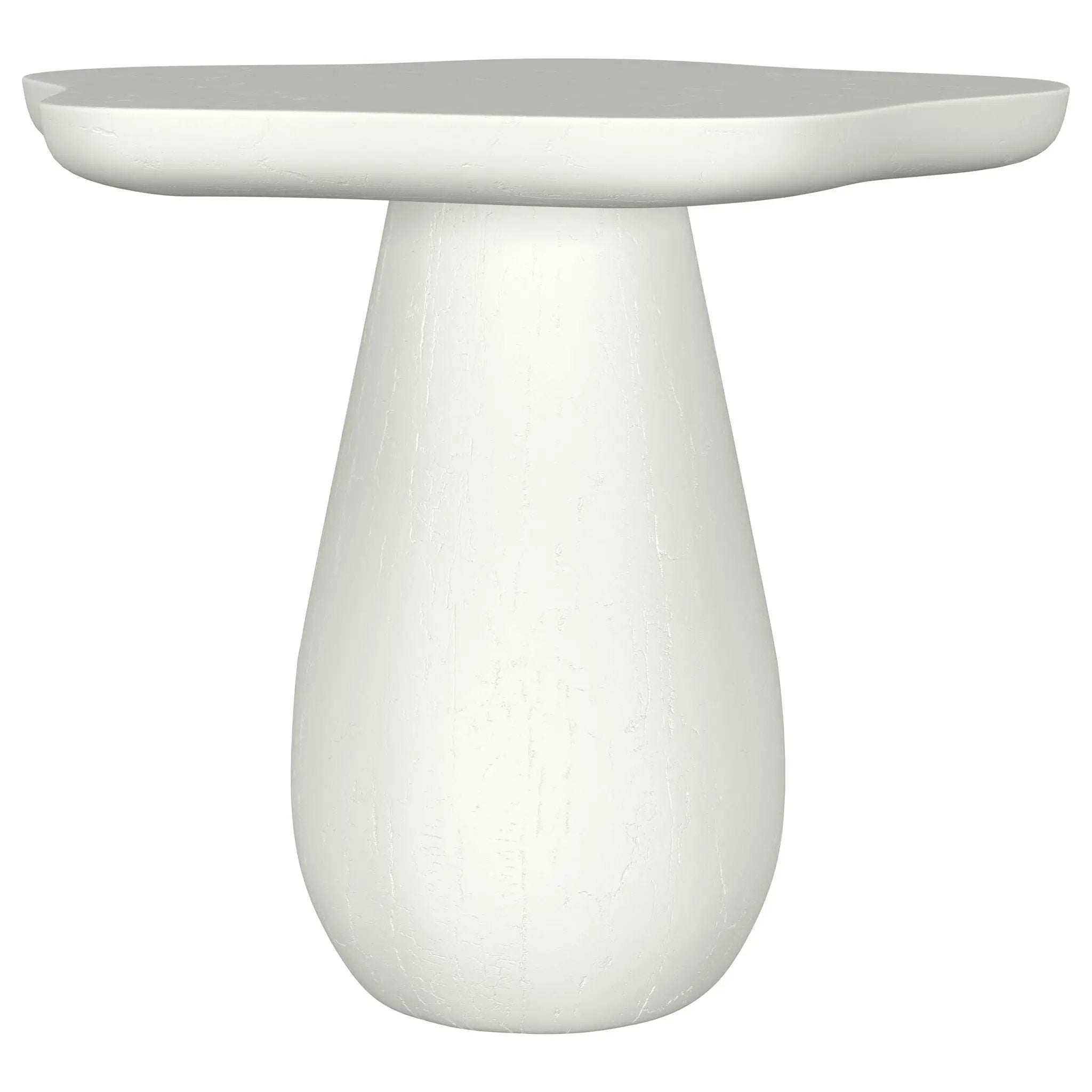 Perth 17-inch Side Table with Cloud-Shaped Top Off White by Unique Piece Furniture