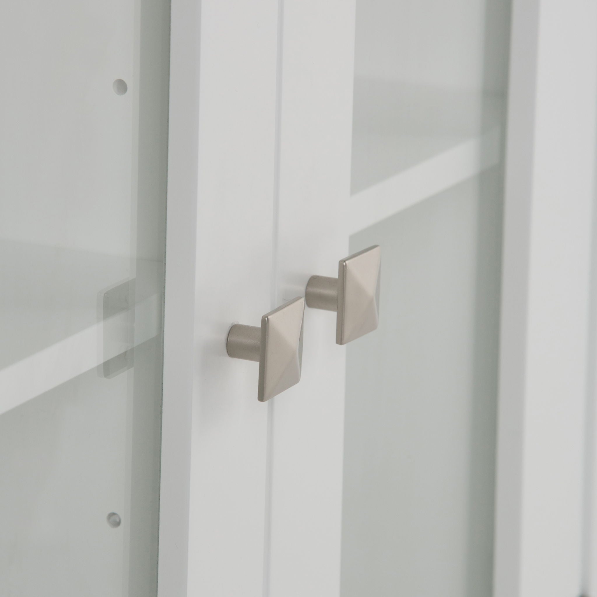 Acadian - Double Door Wall Cabinet - Pure White by HouseOfZazla