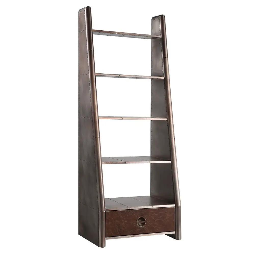 Brancaster - Bookcase - Aluminum by Unique Piece Furniture