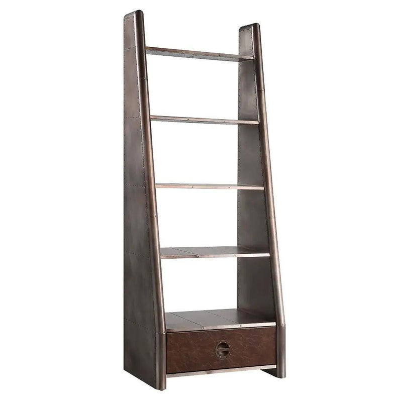 Brancaster - Bookcase - Aluminum by Unique Piece Furniture