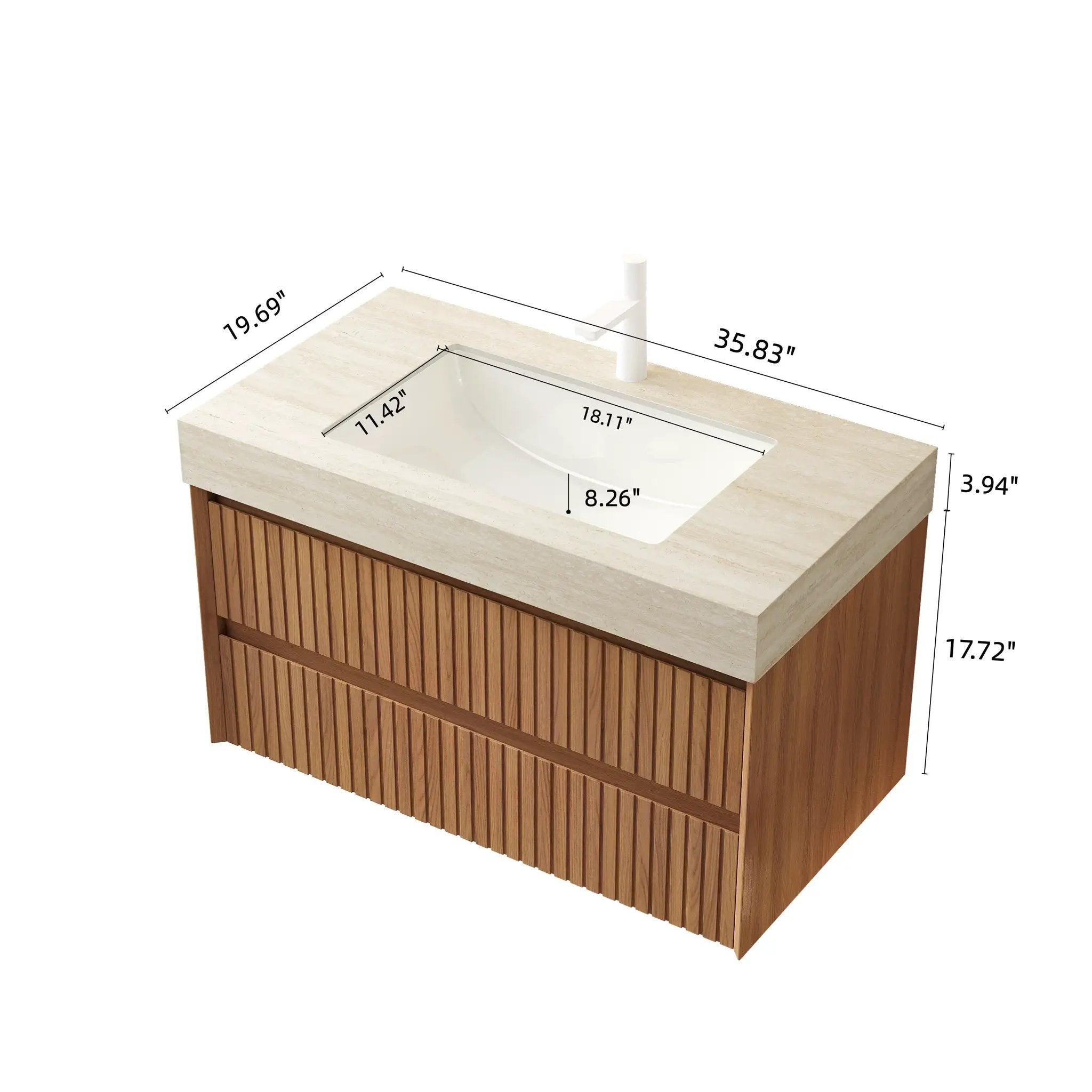 Tilley 36" Bathroom Vanity & Sink by HouseOfZazla