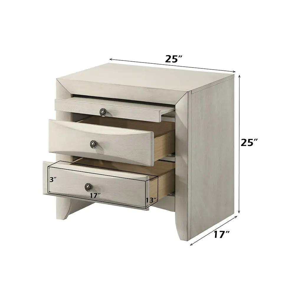 Ramondi - Nightstand - Antique White by Unique Piece Furniture