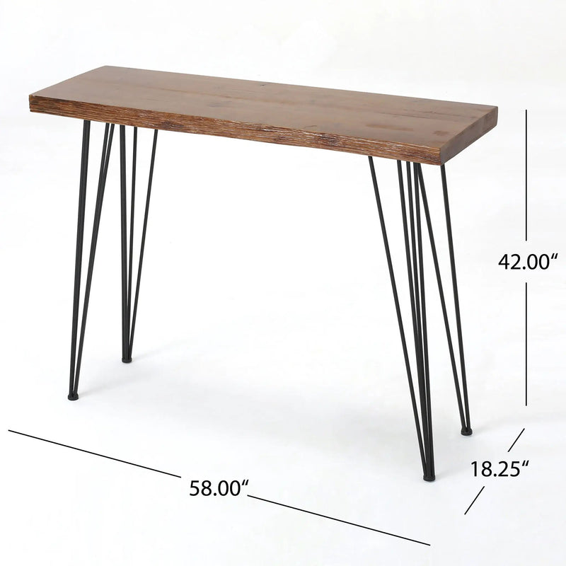 Modern Industrial Breakfast Bar Table by HouseOfZazla