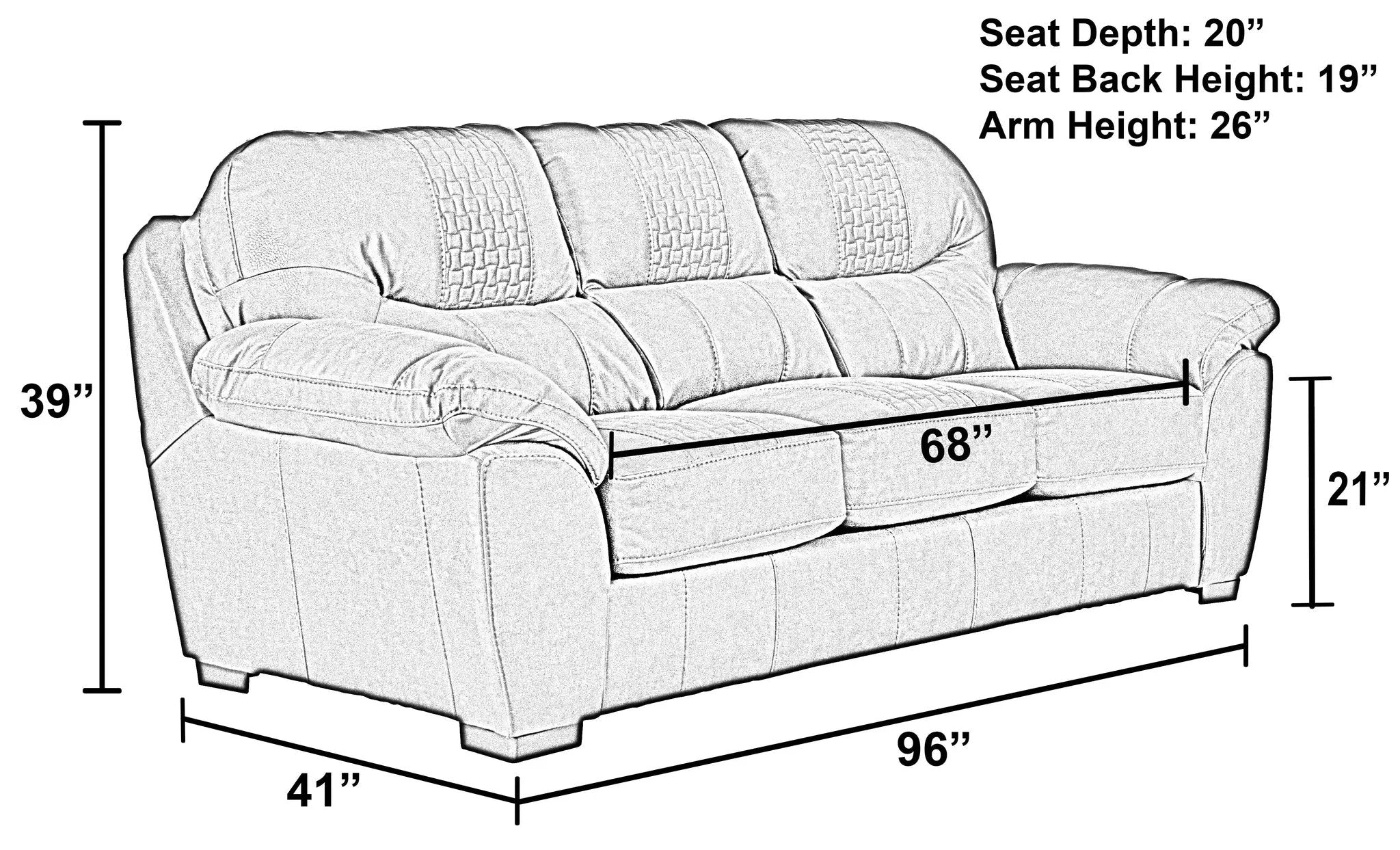 Legend - Sofa - Chocolate by Unique Piece Furniture