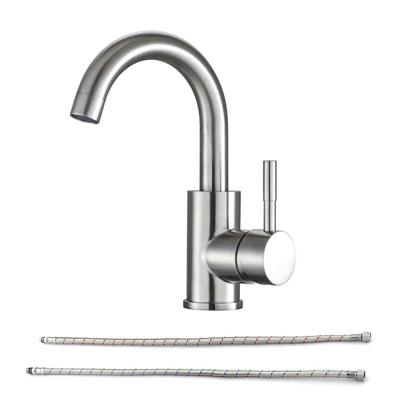 Modern Bathroom Faucet Single Hole Single Handle by HouseOfZazla