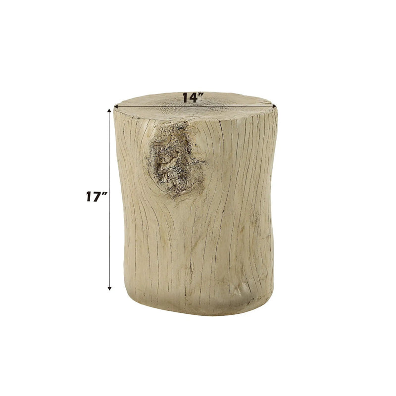Gene - Fiber Concrete Accent Table - Brown by Unique Piece Furniture