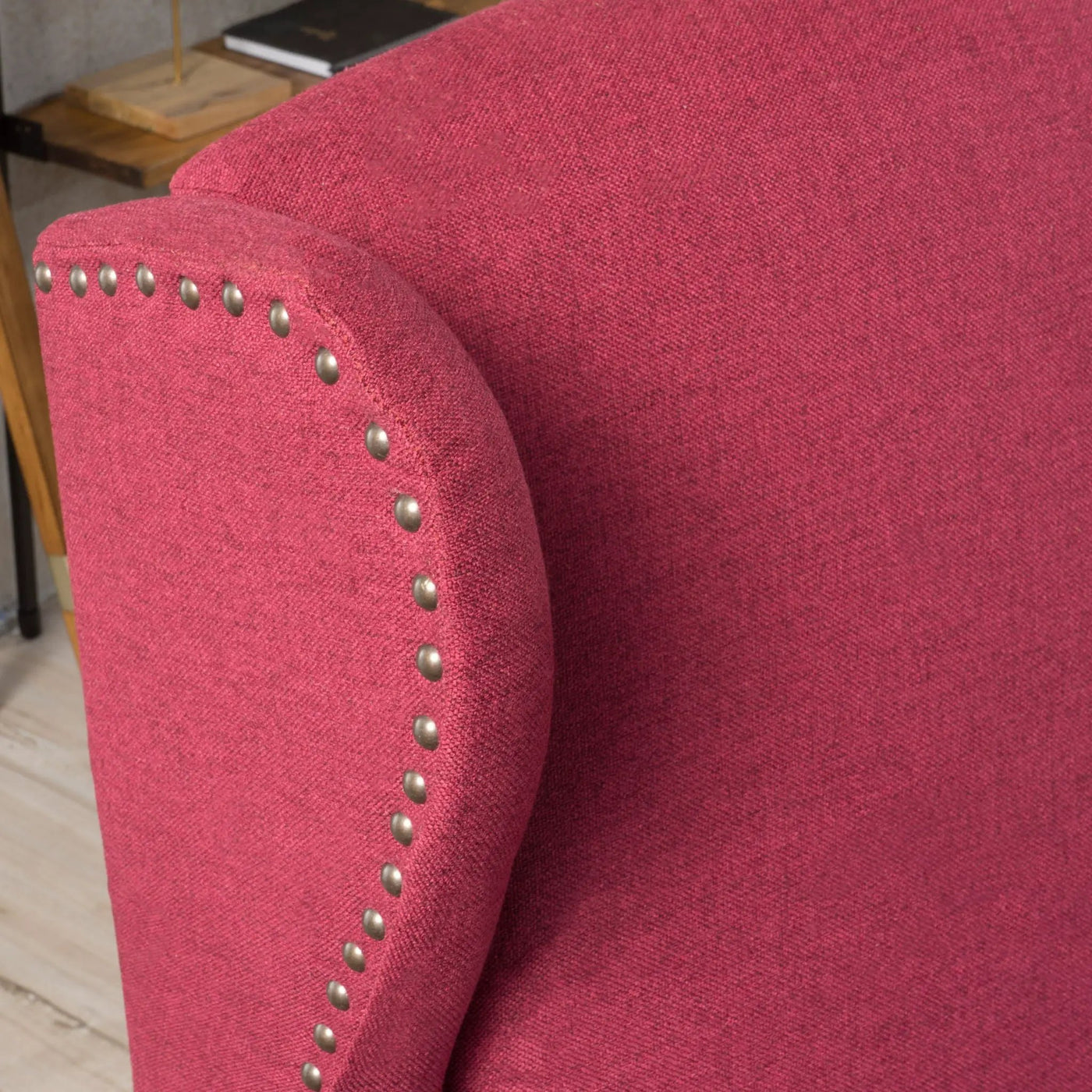 Westeros Wing Back Fabric Upholstered Recliner by Unique Piece Furniture