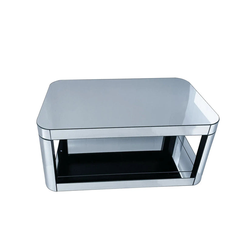 Baked Curved Mirror Coffee Table for Living Room by HouseOfZazla